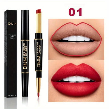 💄 2:1 Lip Liner & Matte Velvet Lipstick Pencil 💄