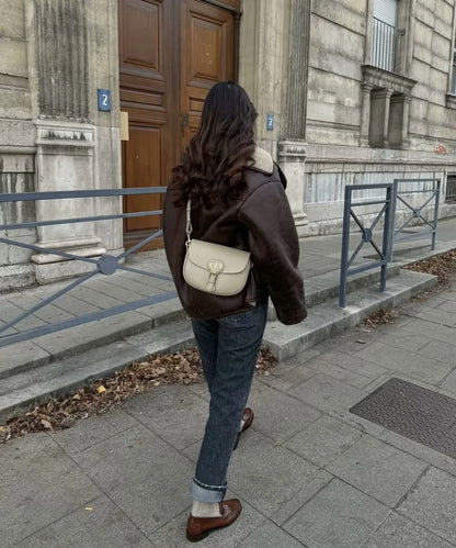 Casual Solid Colour Single Breasted Jacket