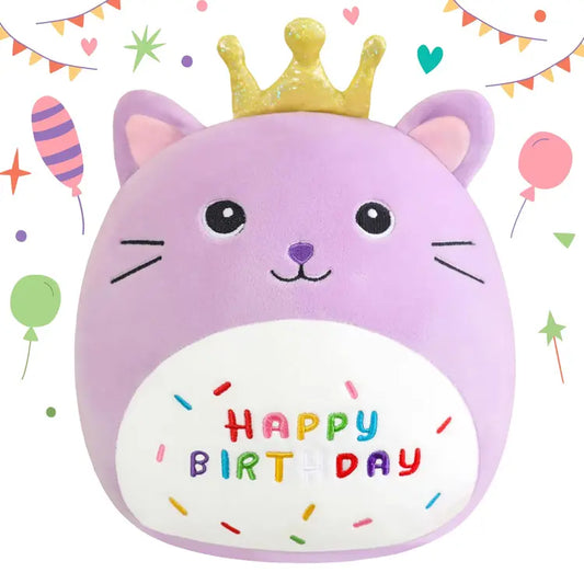 35cm Happy Birthday Cat Plushie