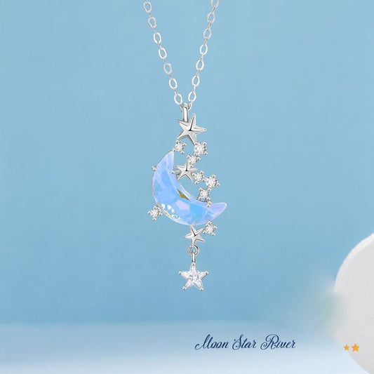 🌙 Moon Star River Necklace