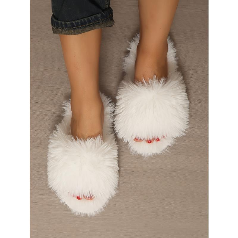 ☁️ Ladies Fluffy Slippers (Multiple Colour Options!) ☁️