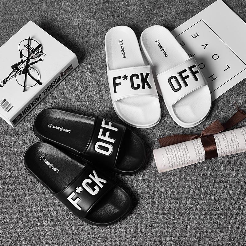 Unisex Fu*k Off Sliders