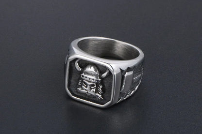 🛡️⚔️ Titanium Steel Viking Ring ⚔️🛡️