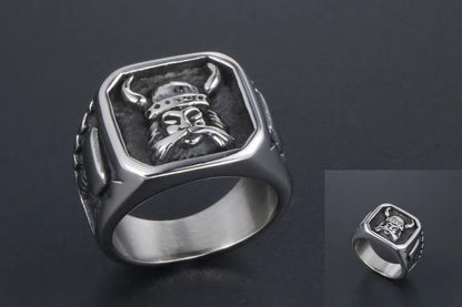 🛡️⚔️ Titanium Steel Viking Ring ⚔️🛡️