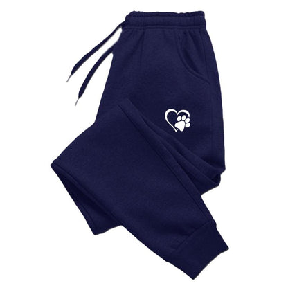 🐾 Heart + Paw Print Joggers! 🐾