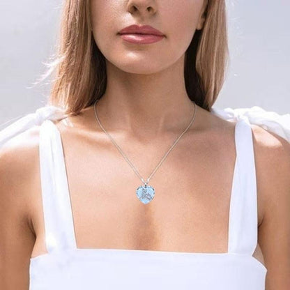 Cat Heart Necklace
