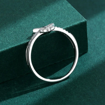 🦋 Sterling Silver 925 Diamante Butterfly Ring 🦋