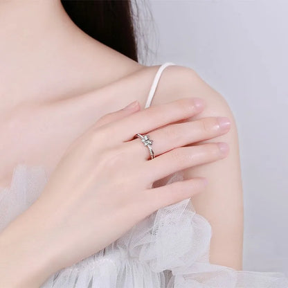 🦋 Sterling Silver 925 Diamante Butterfly Ring 🦋