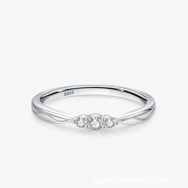 💍 Sterling Silver 925 Geometric Ring 💍