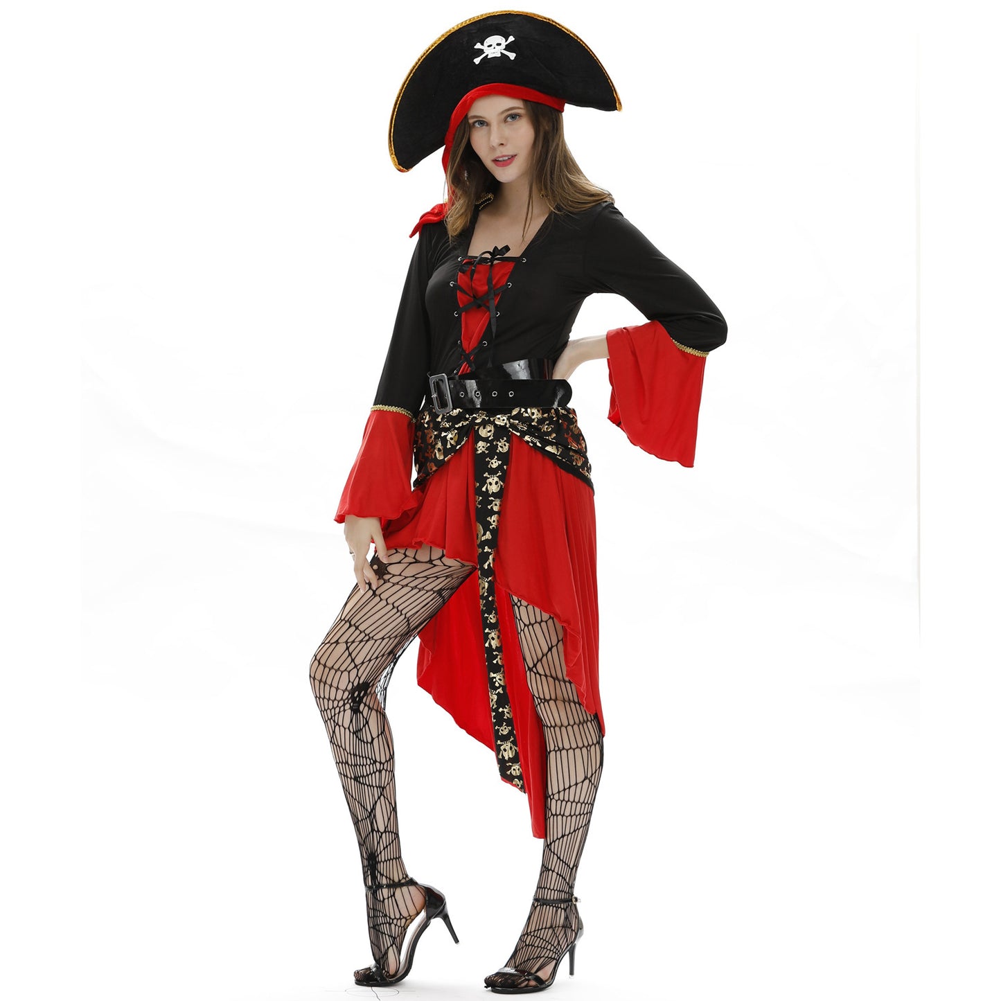🏴☠️ Pirate Halloween Costume - With Spooky Tights 🏴☠️