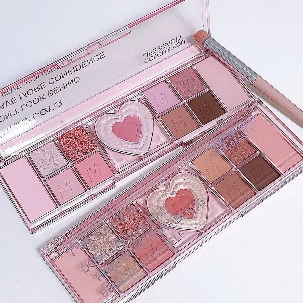 12 Colours Heart Eyeshadow Palettes