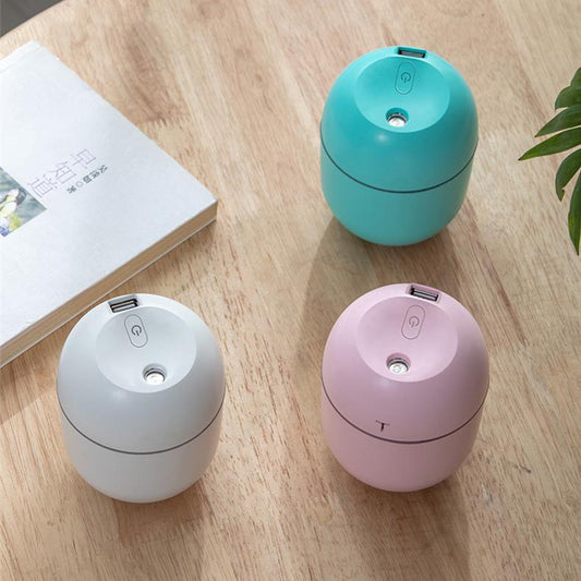 🌬️ Mini Ultrasonic Air Humidifier & Essential Oil Diffuser – 220ml