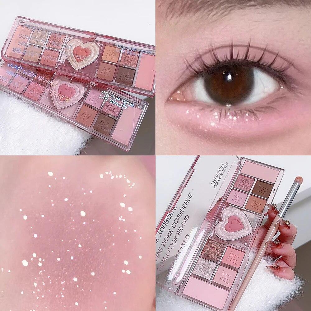 12 Colours Heart Eyeshadow Palettes