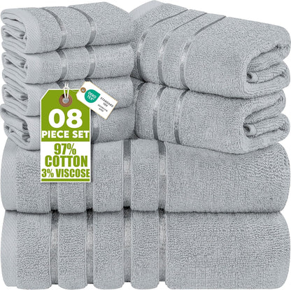 8pc Luxury Towel Set (Multiple Colours Available!)