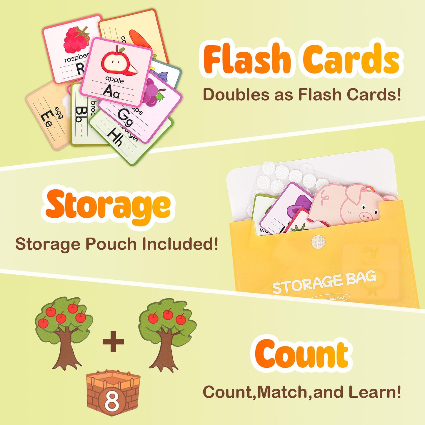 Montessori Busy Board Toddler Activity Book