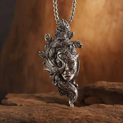 Masquerade Mask Necklace