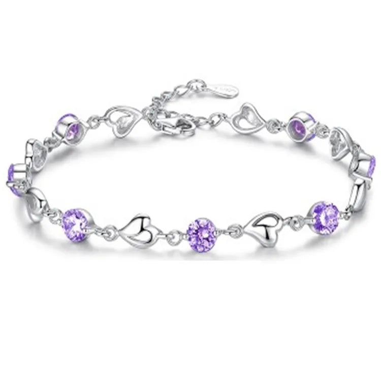 💖✨ Sweet Heart Zircon Bracelets! ✨💖