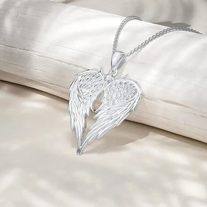 Angel Wings Necklace & Earring Set
