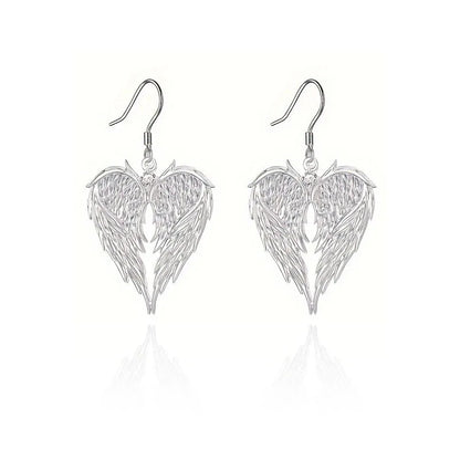 Angel Wings Necklace & Earring Set