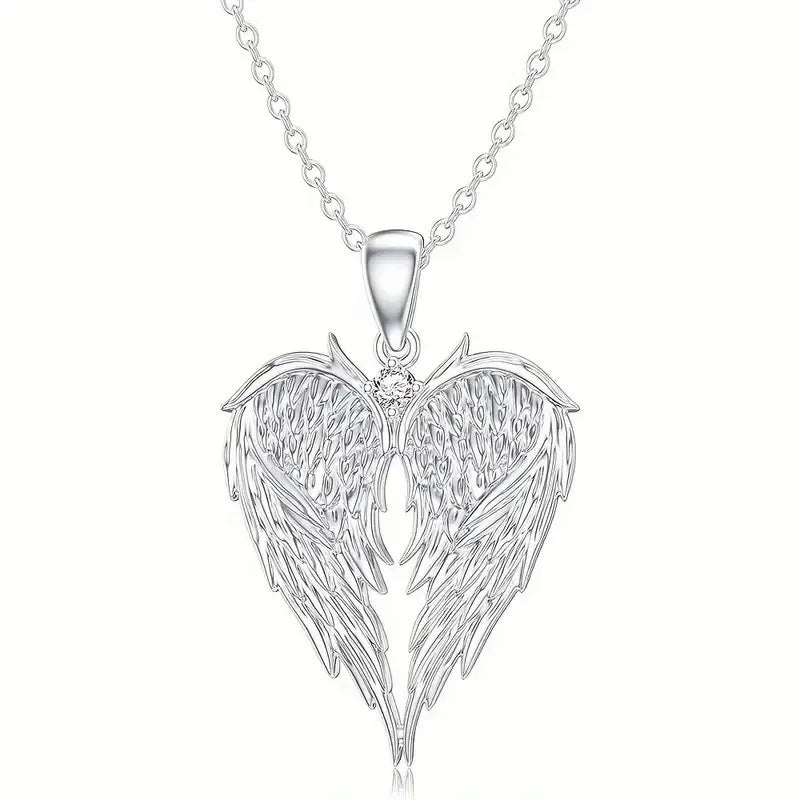 Angel Wings Necklace & Earring Set