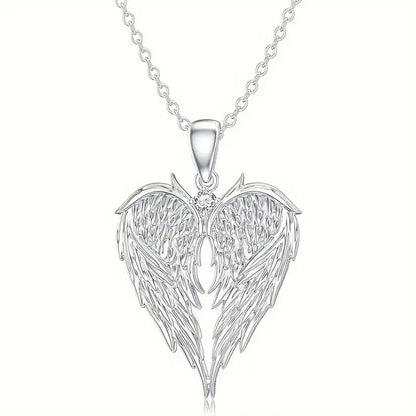 Angel Wings Necklace & Earring Set