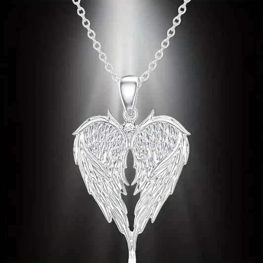 🤍 Angel Wings Necklace & Earring Set 🤍