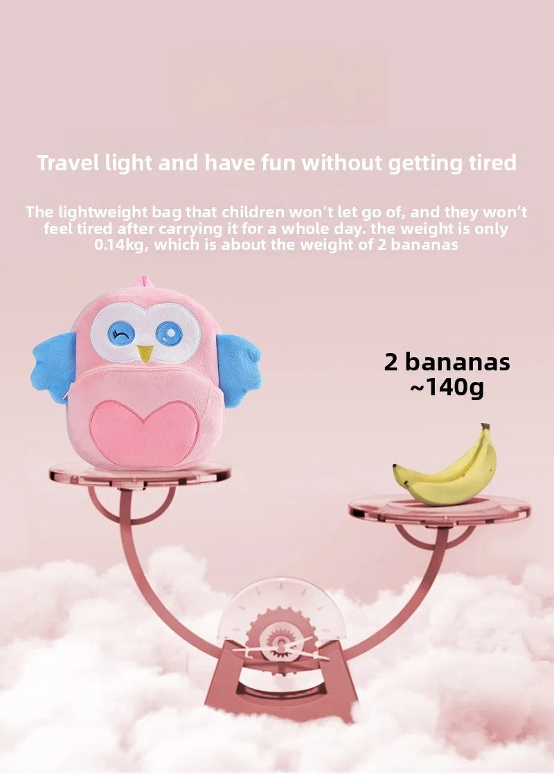 🐝 Animal Plushie Backpacks for Kids 🐒