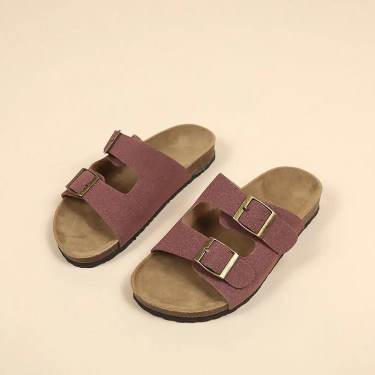 👡 Retro Cork Sliders 👡