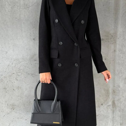 🧥🍂 Autumn/Winter Women’s Long Sleeve Woollen Coat 🍂🧥