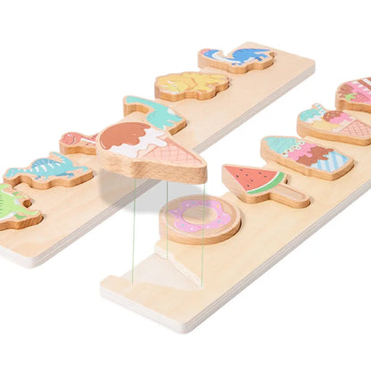 🦕🍓🚗🍰 Baby & Toddler Wooden Educational Toys 🍰🚗🍓🦕