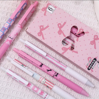 🎀 6pc Ballet Bow Pen Set 🎀