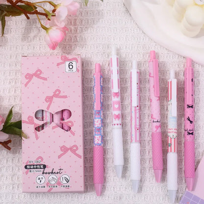🎀 6pc Ballet Bow Pen Set 🎀