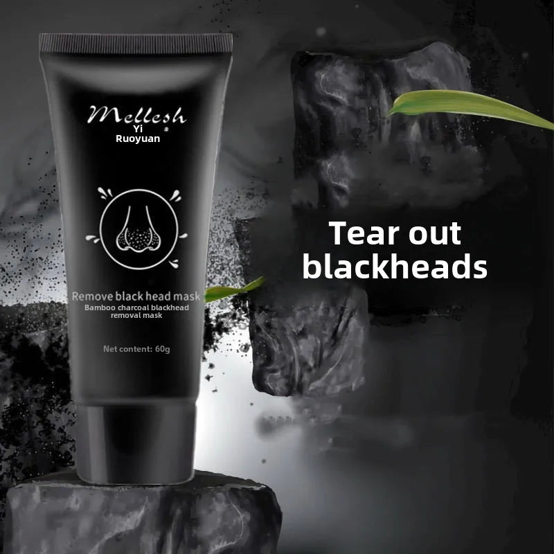 🖤 Bamboo Charcoal Blackhead Removal Mask – T-Zone Pore Cleansing Treatment (60g) 🖤