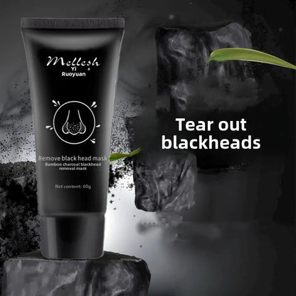 🖤 Bamboo Charcoal Blackhead Removal Mask – T-Zone Pore Cleansing Treatment (60g) 🖤