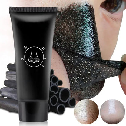 🖤 Bamboo Charcoal Blackhead Removal Mask – T-Zone Pore Cleansing Treatment (60g) 🖤