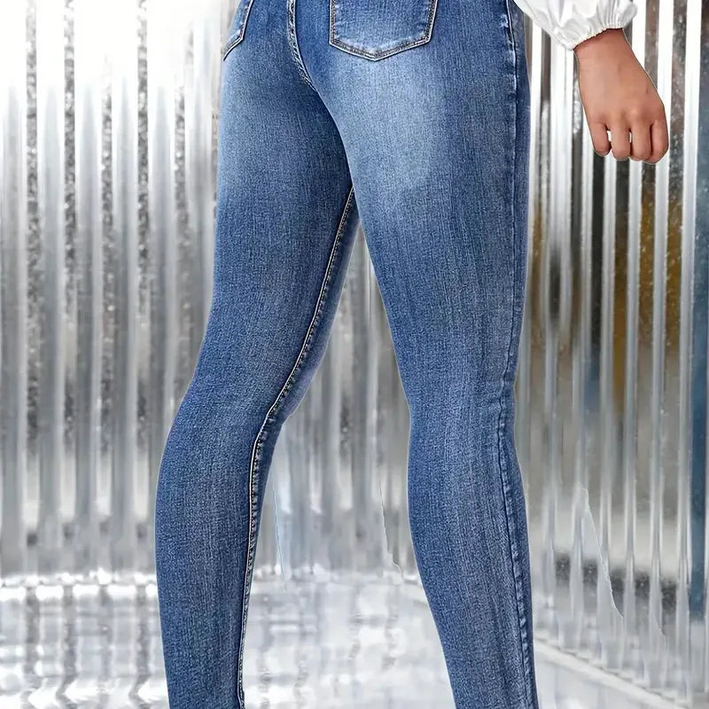 💙👖 Basic Style Washed Jeans 👖💙