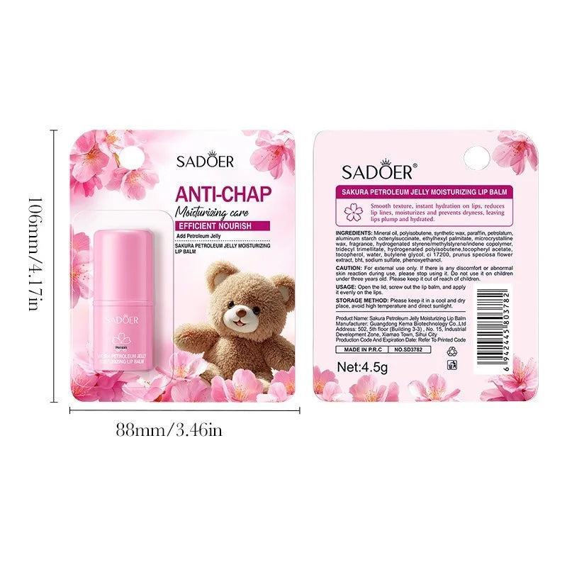 🐻 Bear Lip Balm With Nourishing Oil 🐻