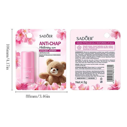 🐻 Bear Lip Balm With Nourishing Oil 🐻