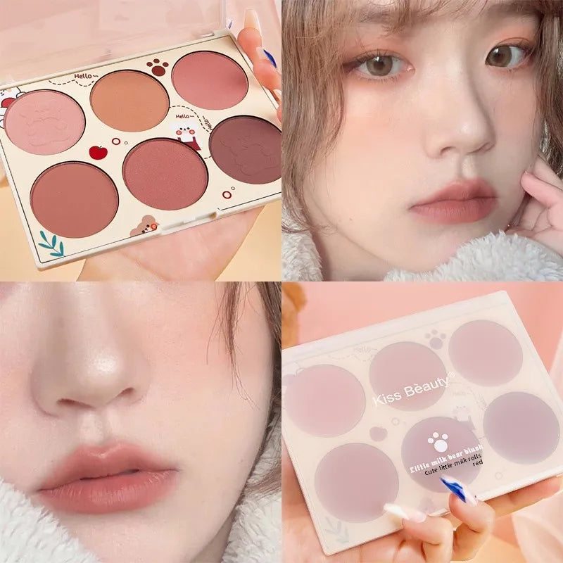 6pc Bear Blusher Set