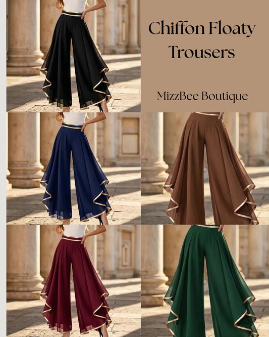 🌟 Chiffon Floaty Trousers 🌟