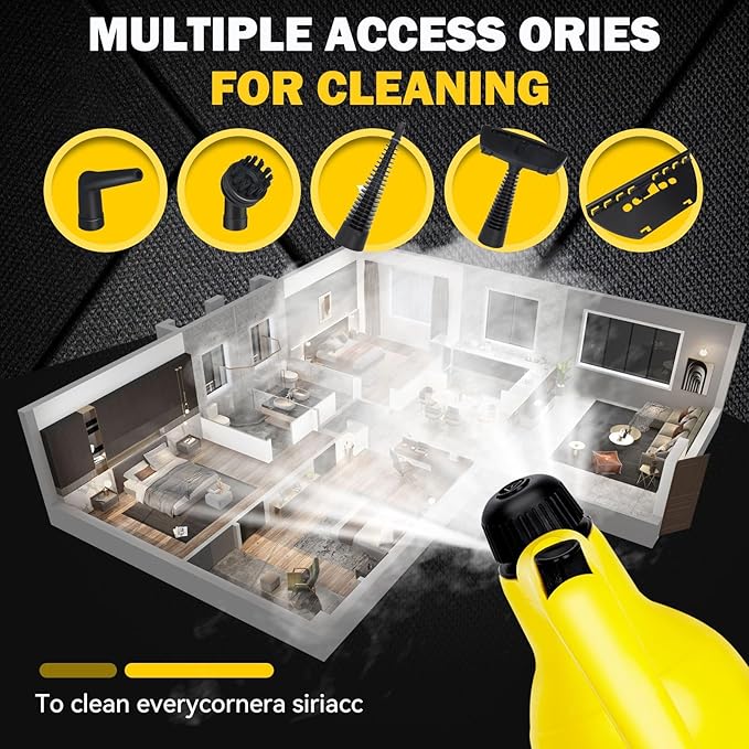 Handheld Steam Cleaner Large Capacity Tank