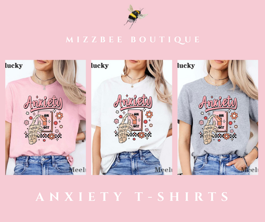 🧠 Anxiety T-Shirts