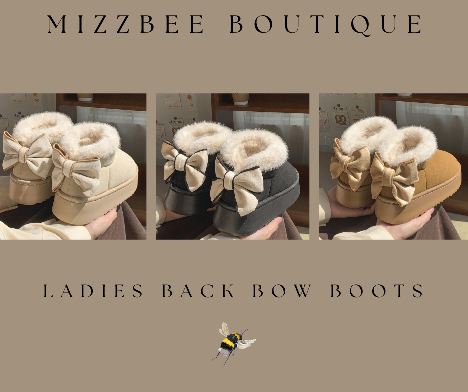 🎀 Back Bow Boots 🎀