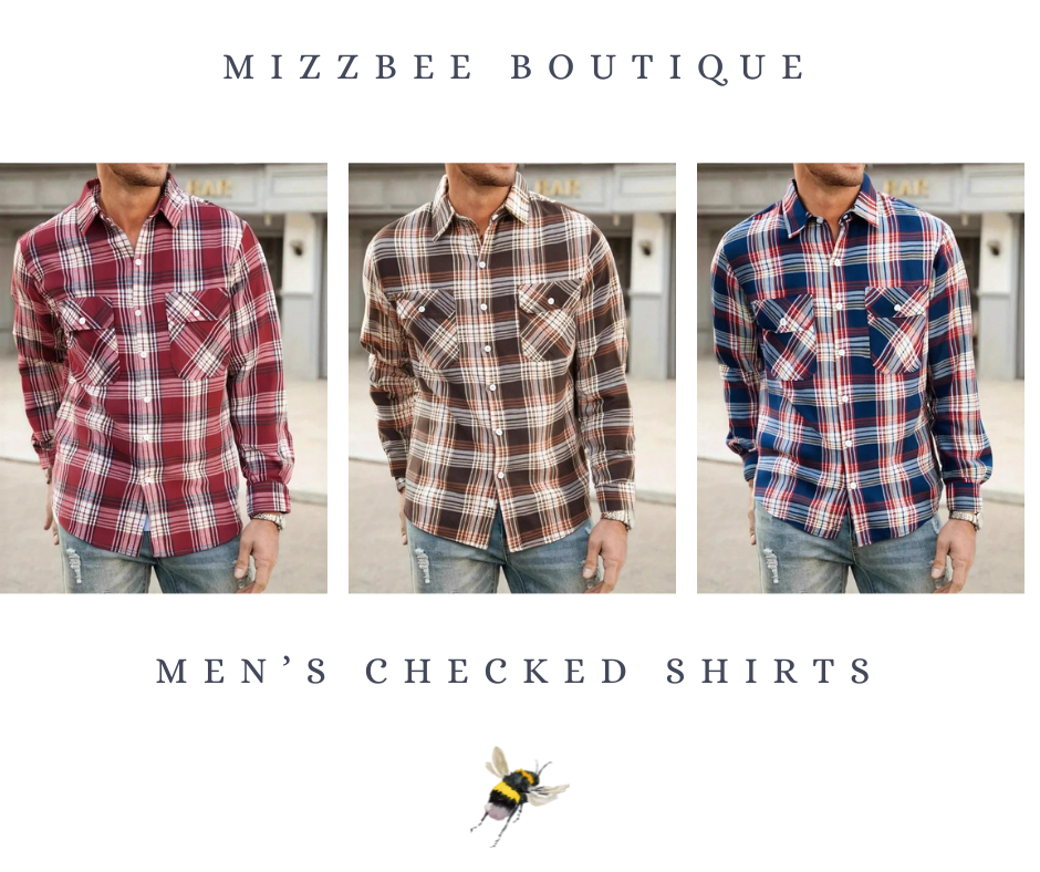 🍂 Men’s Long Sleeve Plaid Shirt 🍂
