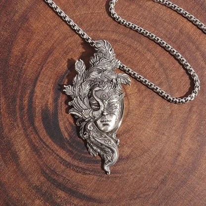Masquerade Mask Necklace