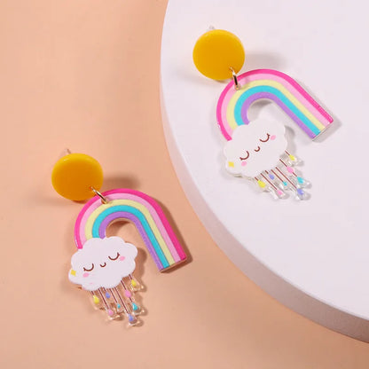 🌈 Cartoon Rainbow Earrings🌈