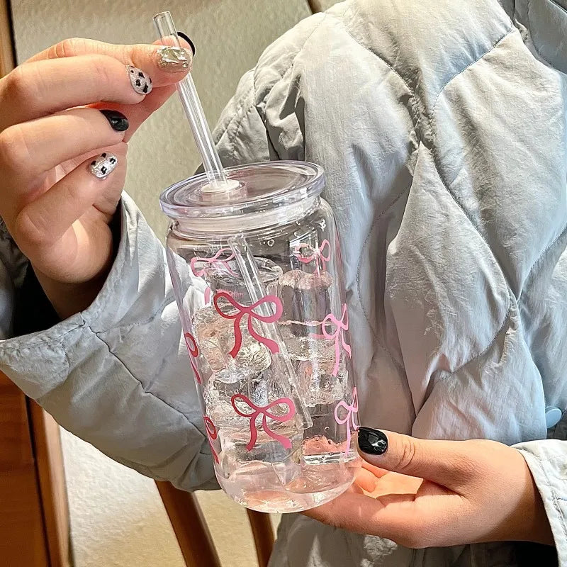 🎀 1pc Cute Bow Tumbler 🎀