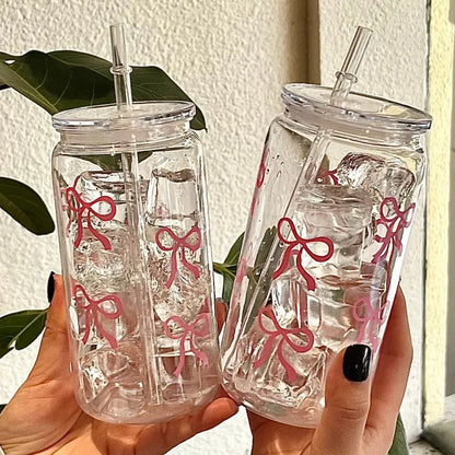 🎀 1pc Cute Bow Tumbler 🎀