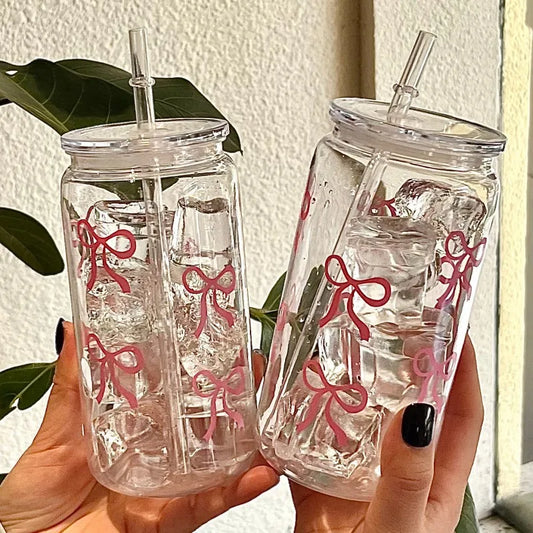 🎀 1pc Cute Bow Tumbler 🎀