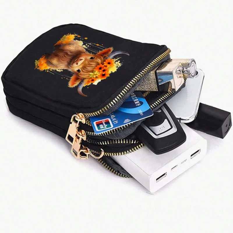 🐮 Highland Cow Mini Crossbody Bag 🐮